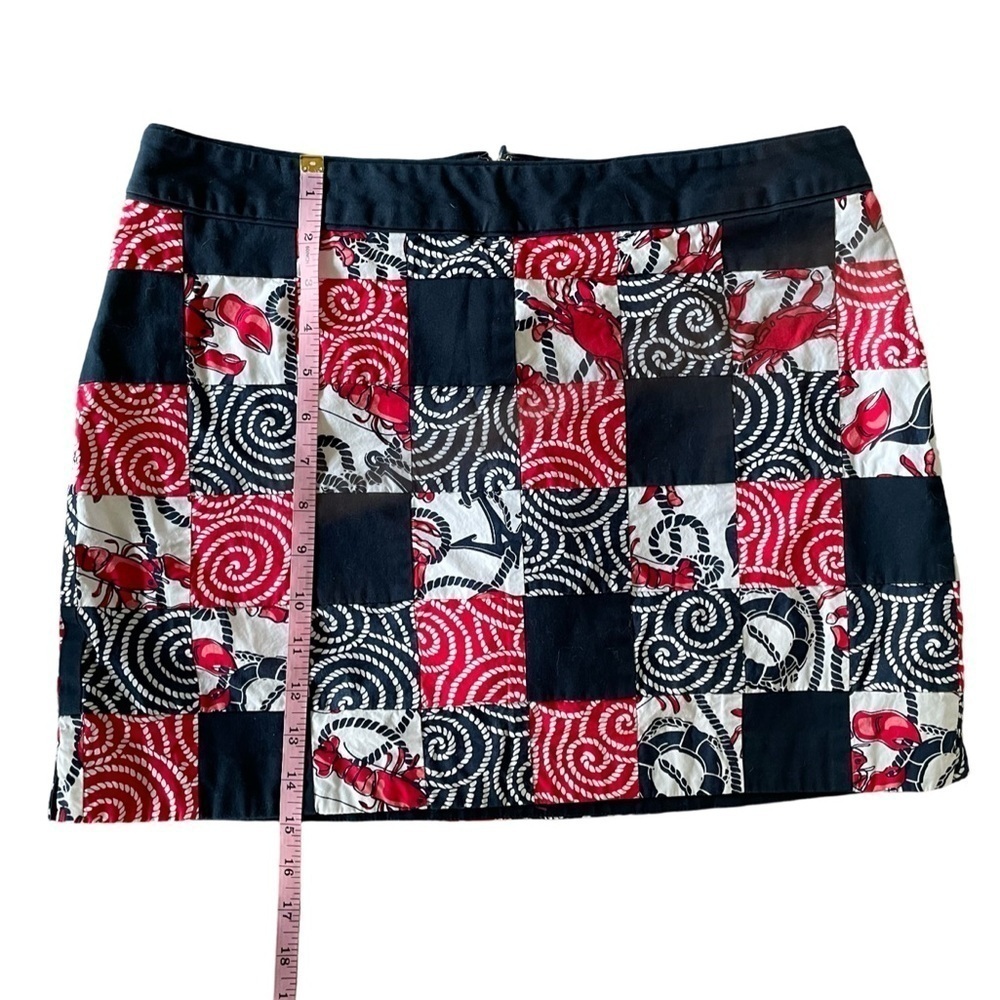 Vineyard Vines Nautical Patchwork Skort Size 8 - image 4